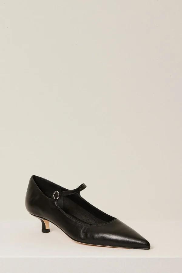 Aeyde Polina leather pointed pump