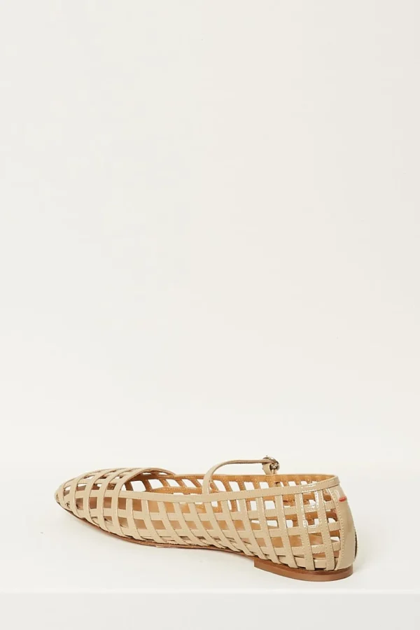Aeyde Uma caged patent flat