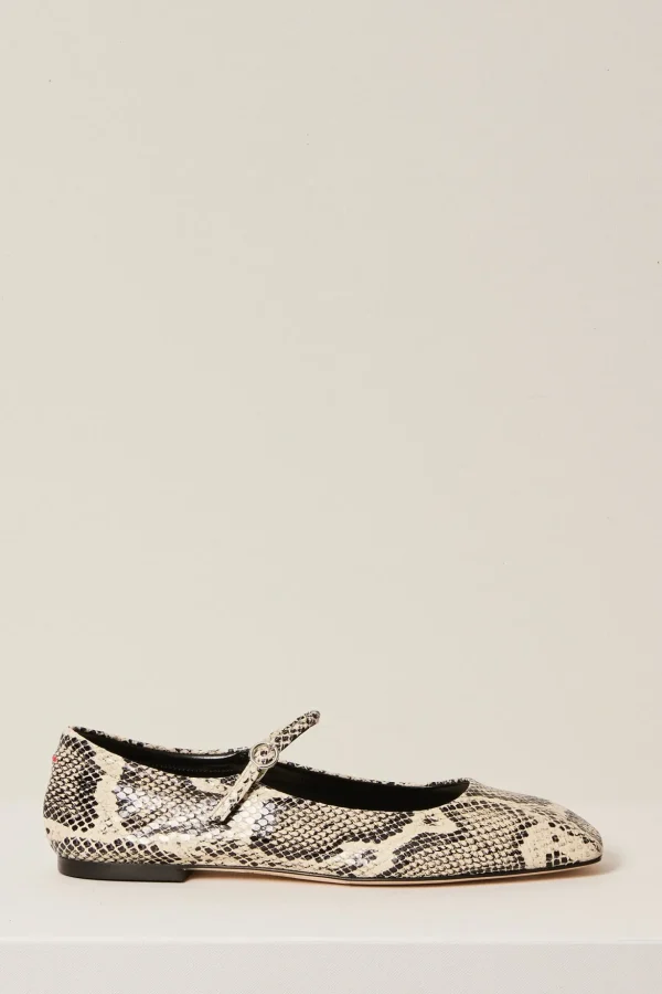 Aeyde Uma snake print Mary Jane