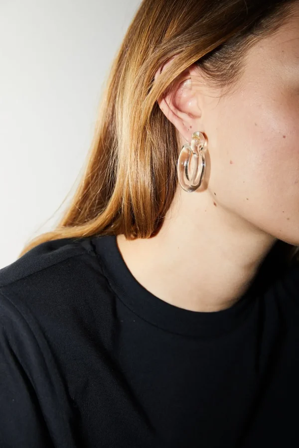 Annika Inez 14K/GF-Glassy Hoop