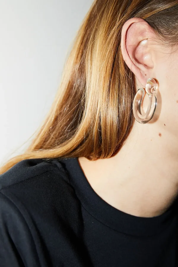 Annika Inez 14K/GF-Glassy Hoop