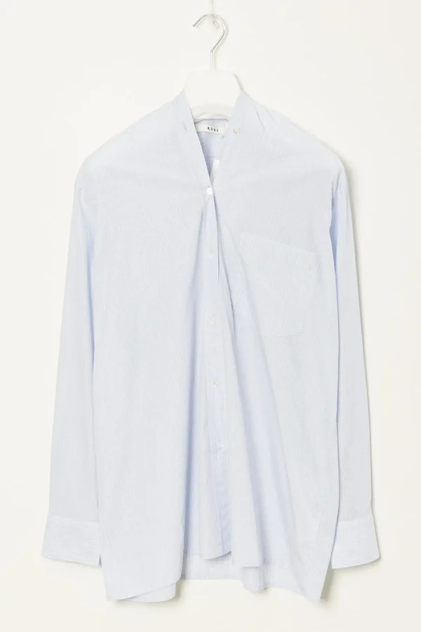 6397 Collarless shirt