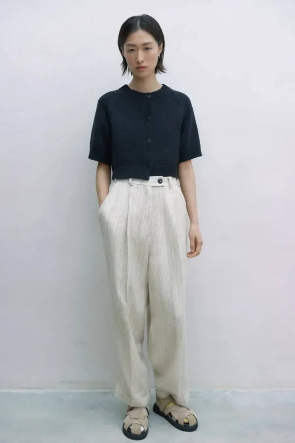 Cordera Slub linen masculine pants