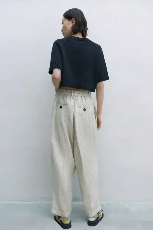 Cordera Slub linen masculine pants