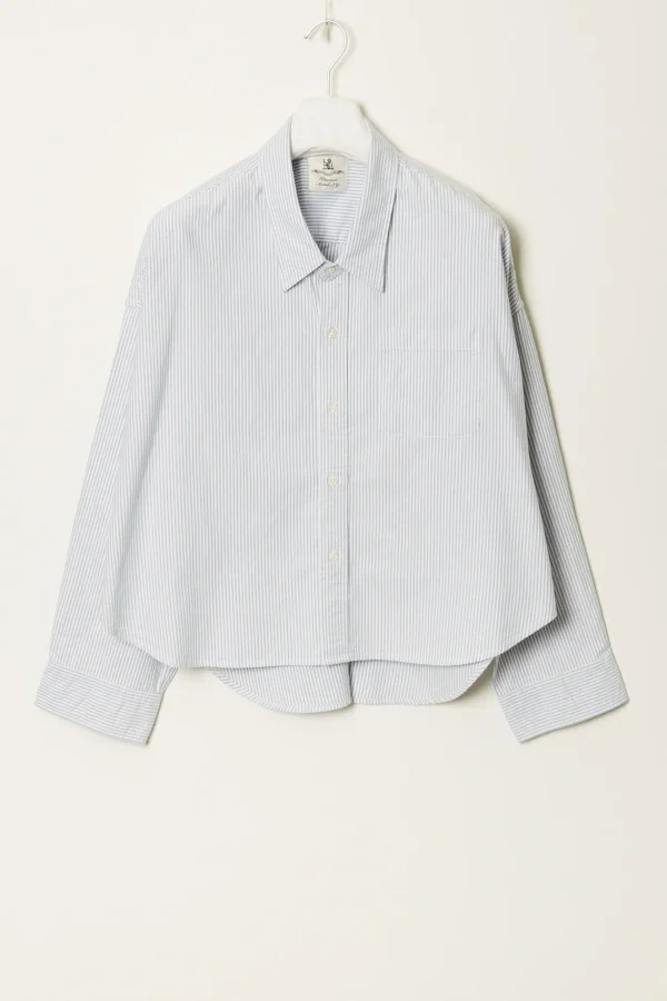 Denimist Cropped button fron shirt