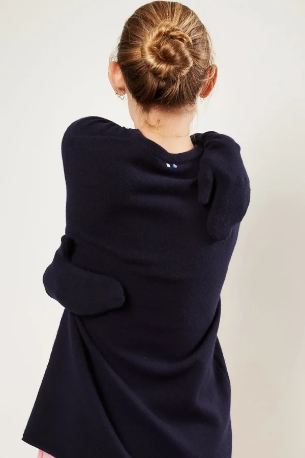 Extreme cashmere No79 ninja gloves with cotton ribbon