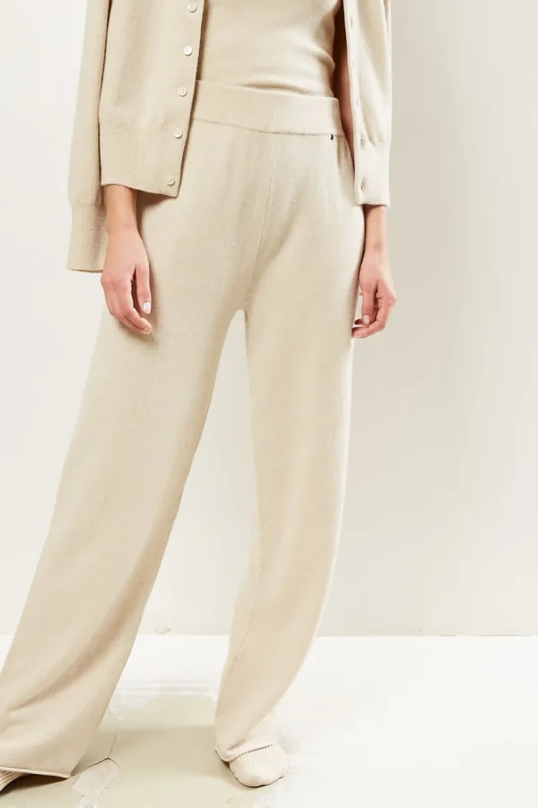 Extreme cashmere Trousers wide leg pants.