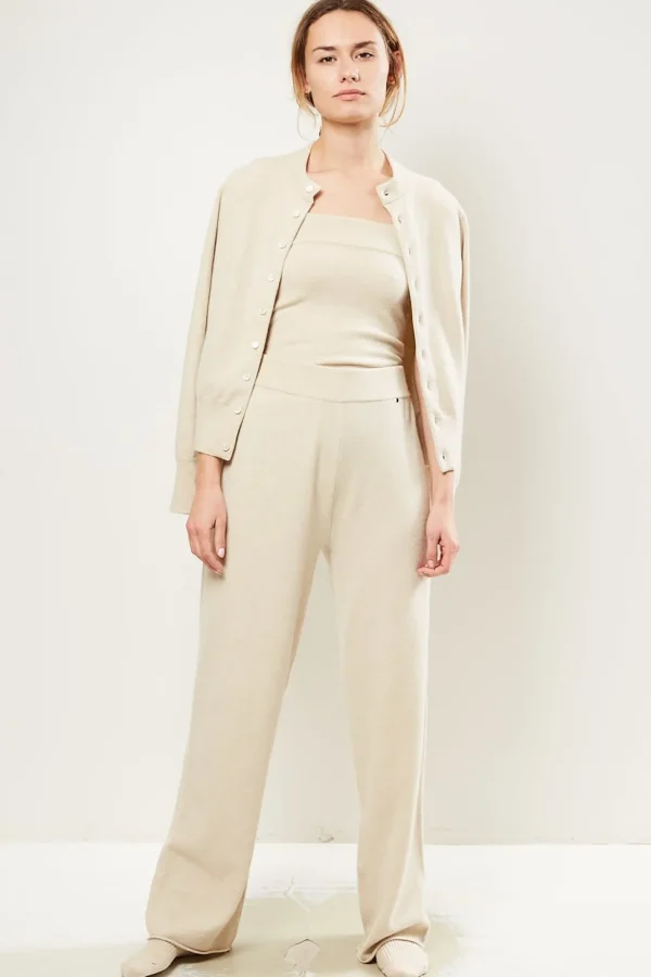 Extreme cashmere Trousers wide leg pants.