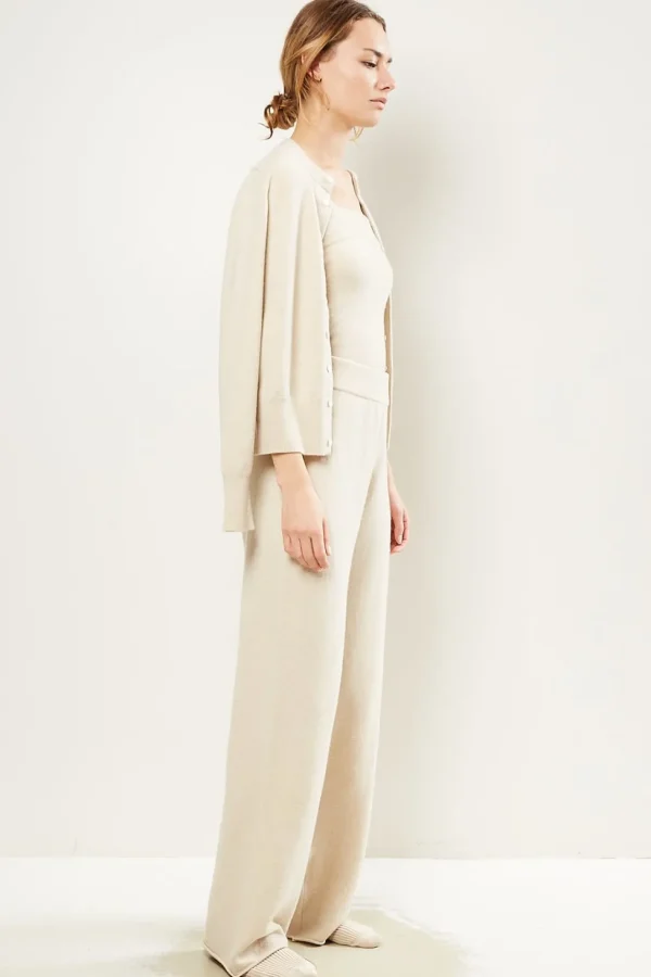 Extreme cashmere Trousers wide leg pants.