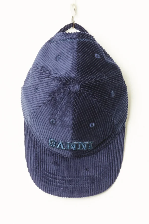 Ganni Cap hat corduroy