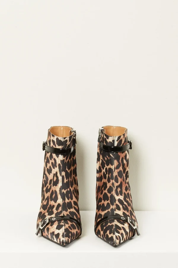 Ganni Eyelets kitten heel boot