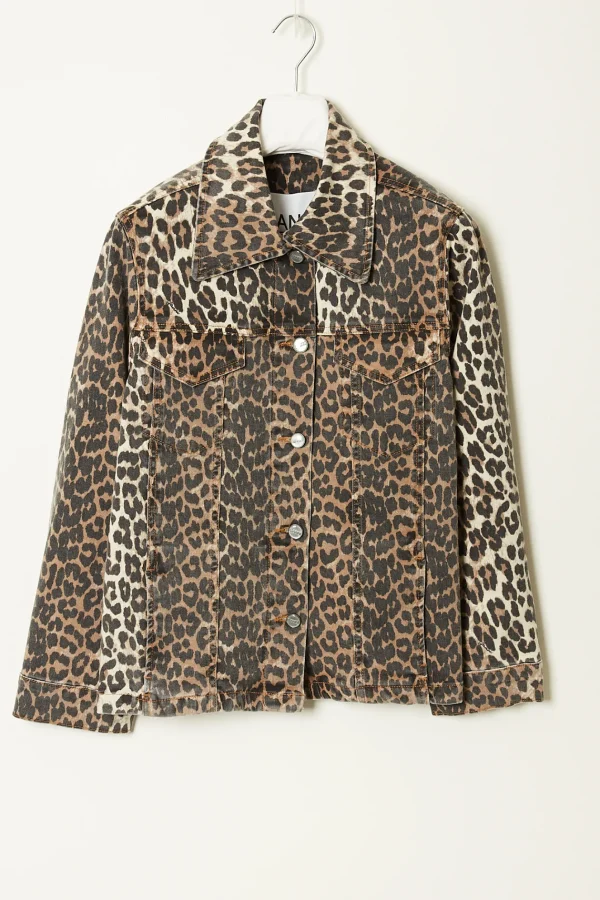 Ganni Print denim jacket