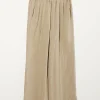 Gauchere Creased twill trousers