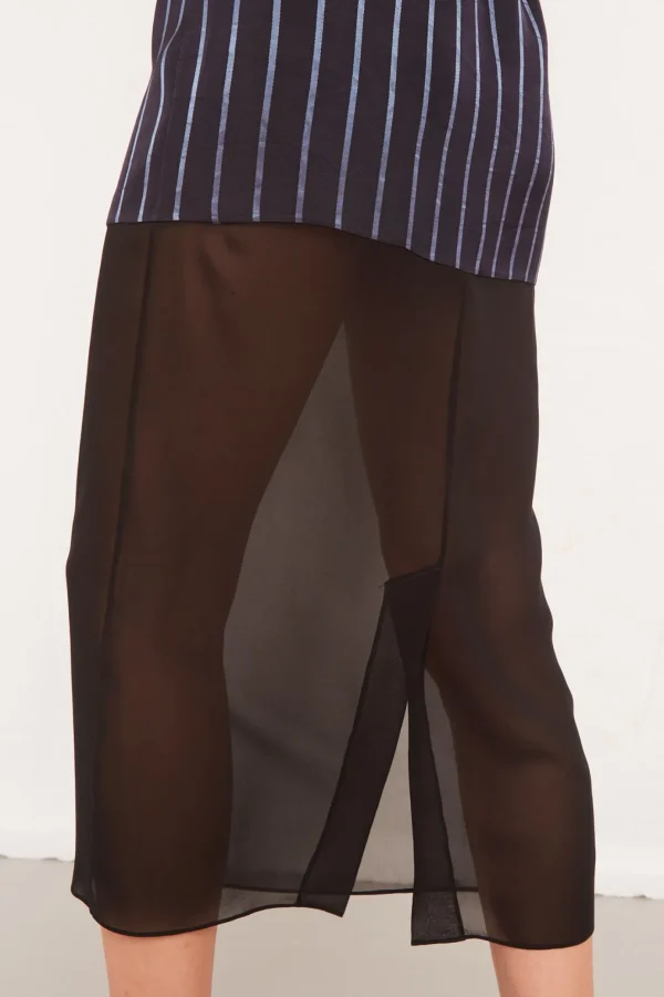 Gauchere Striped skirt