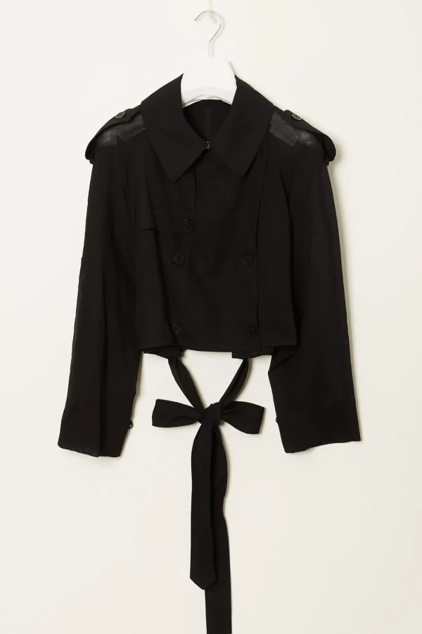 Helmut Lang Crop drtd trench