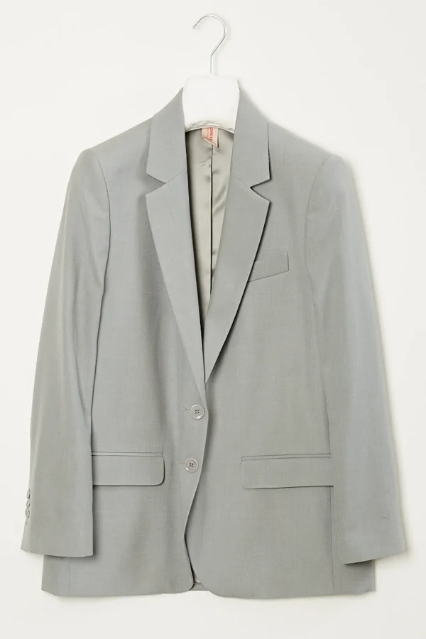 inDRESS Acajou wool silk cotton jacket