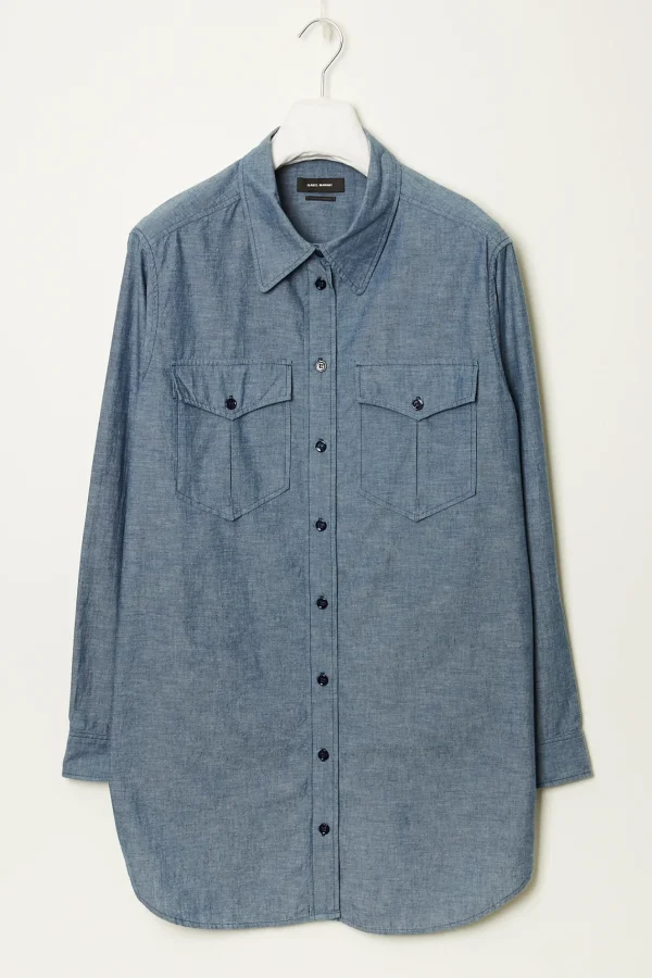 Isabel Marant Bridget chambray shirt dress