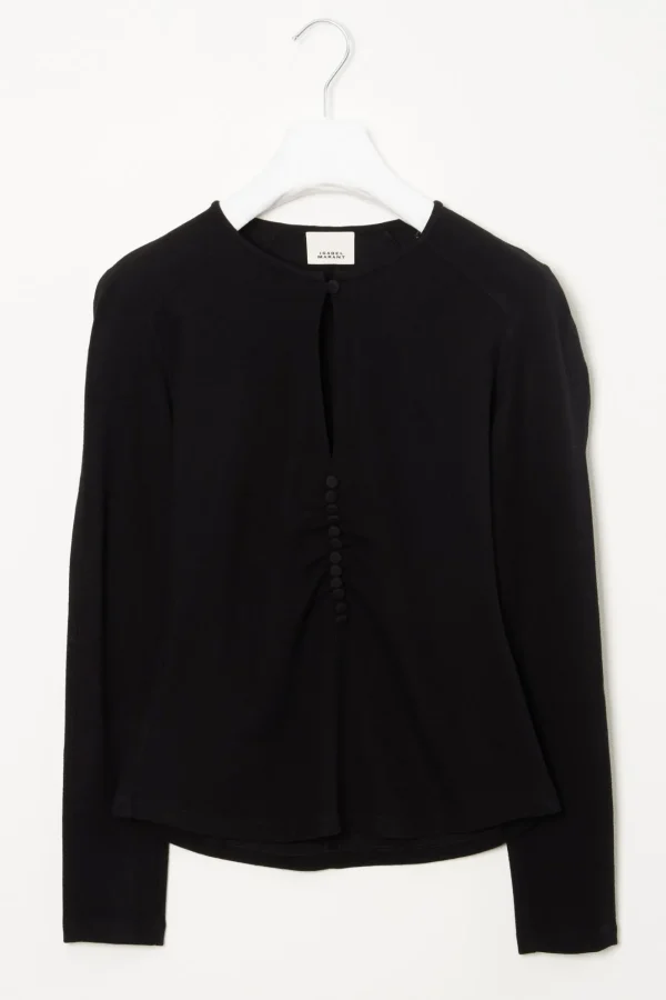 Isabel Marant Dorine wool jersey top
