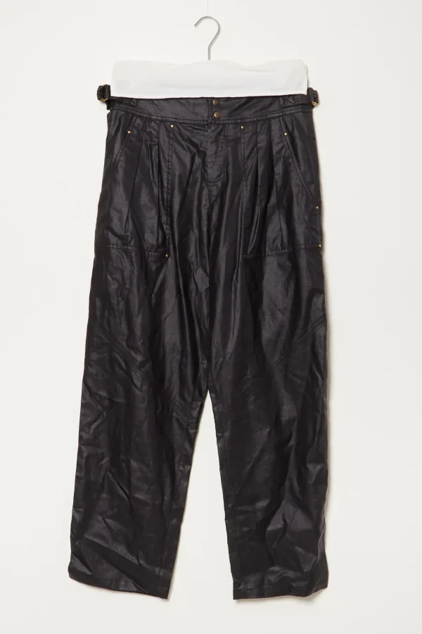 Isabel Marant Fidji coated linen pants