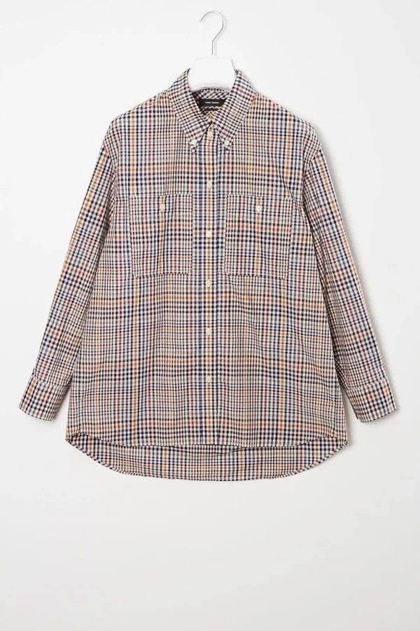 Isabel Marant Rinela check poplin shirt