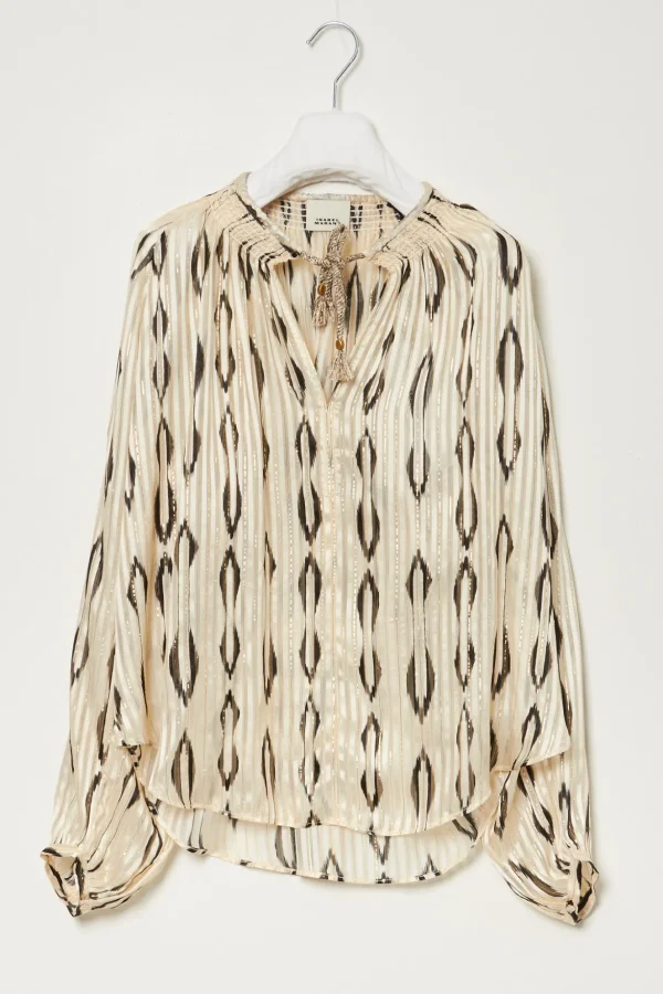 Isabel Marant Syra lurex shirt