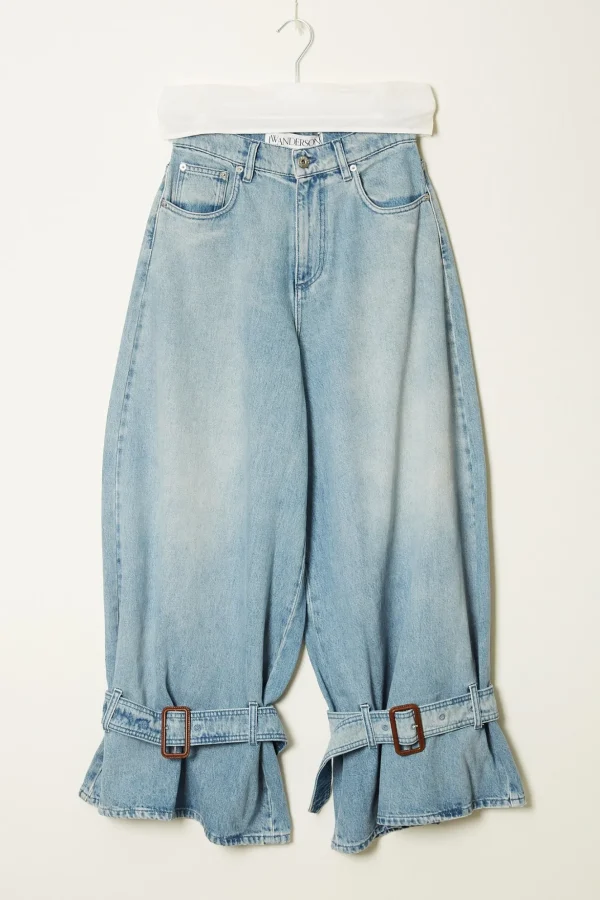 JW ANDERSON Buckled cuff jeans