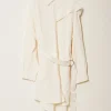 JW ANDERSON Cape shoulder shirt dress