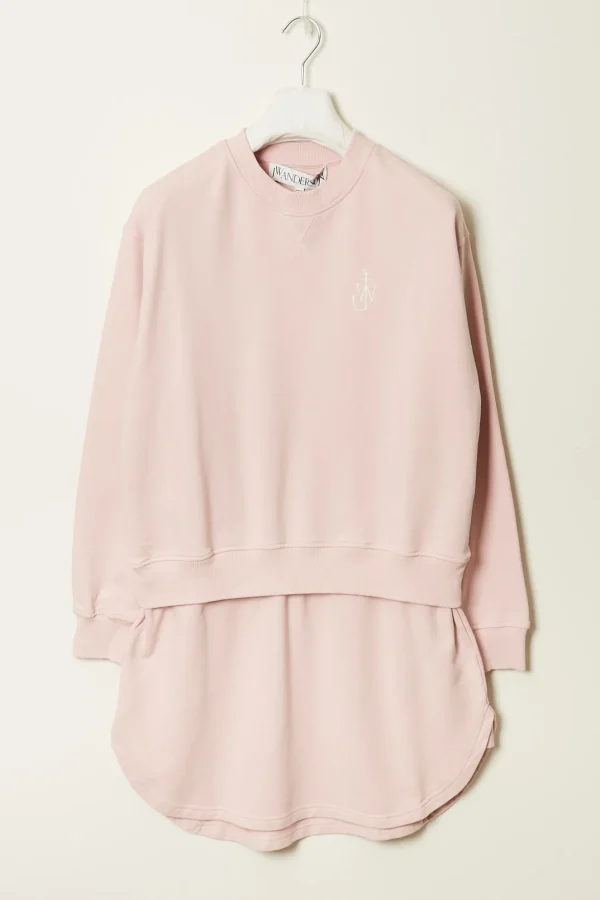 JW ANDERSON Layered sweatshirt dress