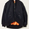 JW ANDERSON Oversized curved hem bomber