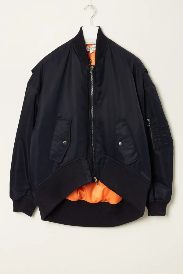 JW ANDERSON Oversized curved hem bomber