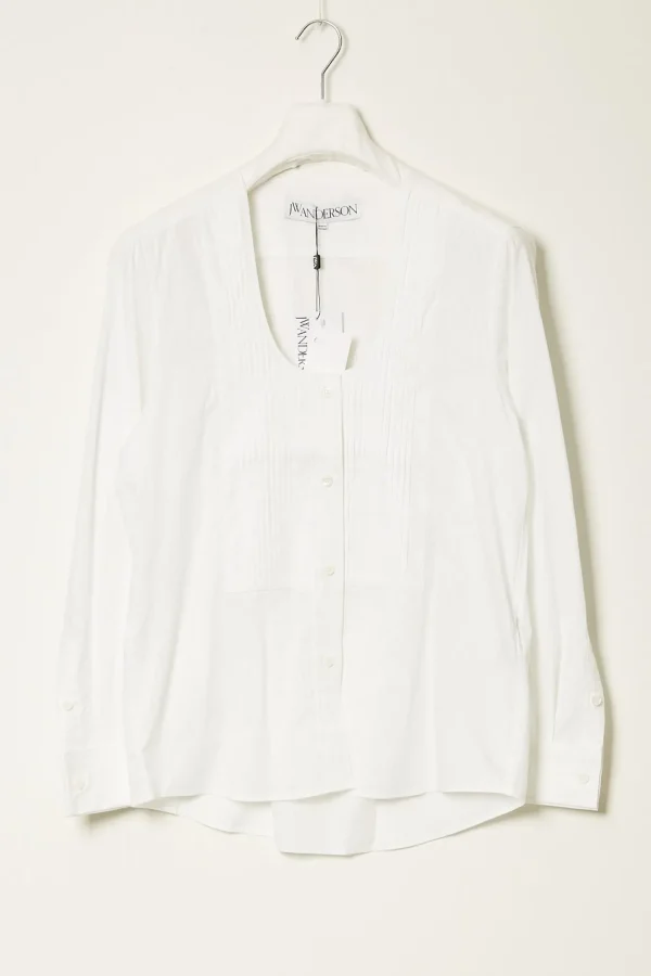 JW ANDERSON Pintuck bib shirt