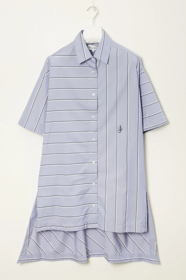 JW ANDERSON Short sleeve step shirt dress