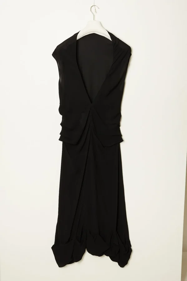 JW ANDERSON Twisted drape sheer dress