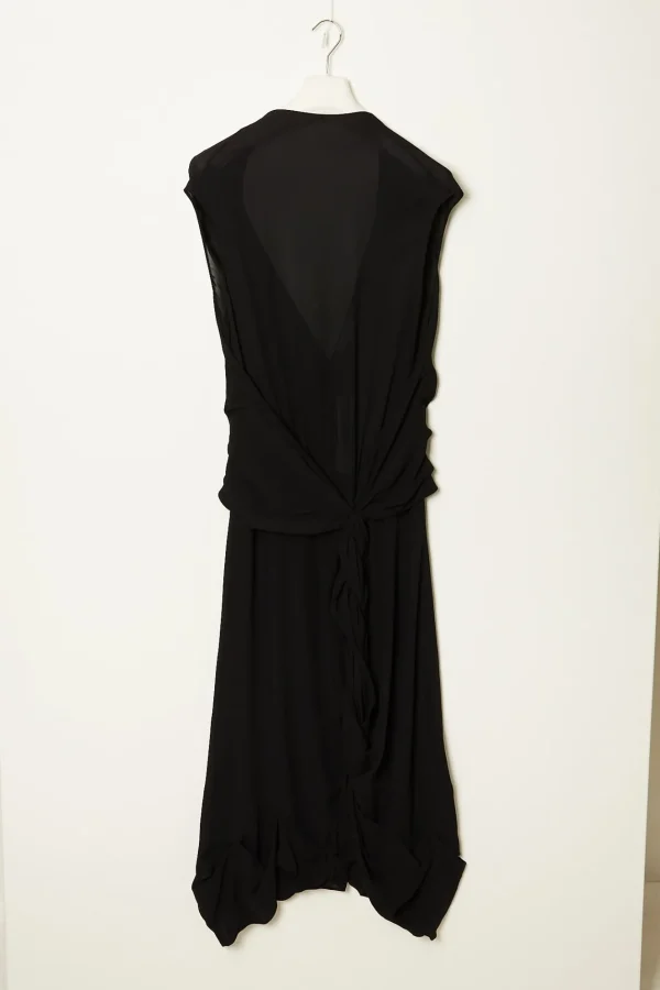 JW ANDERSON Twisted drape sheer dress