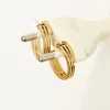 layered graphic hoop earrings