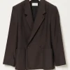 Lemaire Double breasted tailored jacket