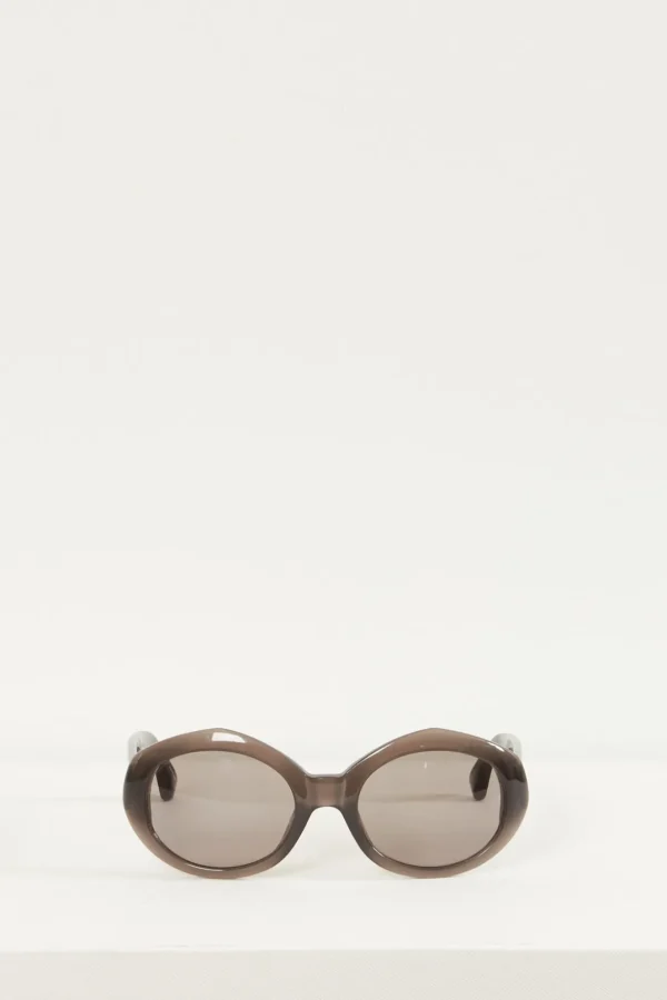 Linda Farrow mink brown grad lens