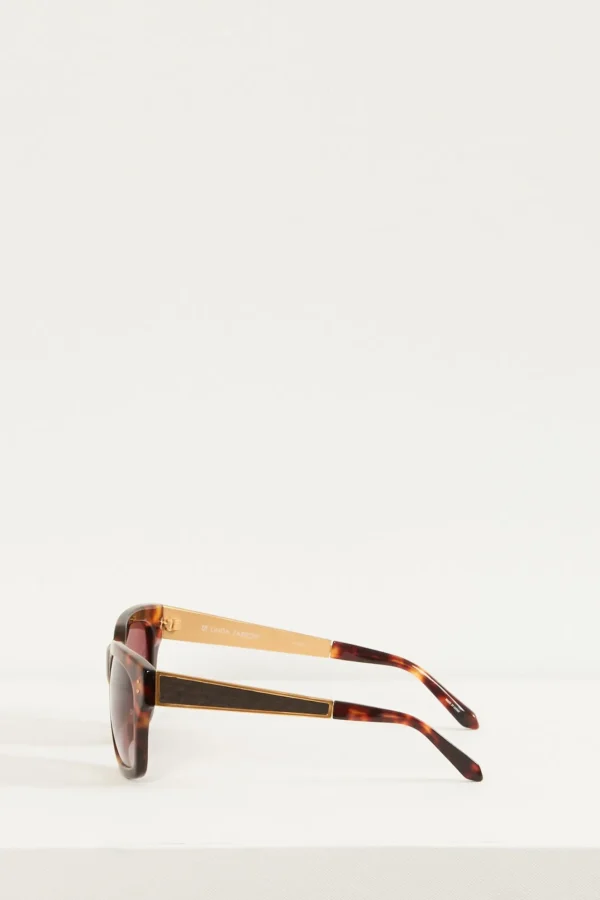 Linda Farrow sunglasses tshell acetate os