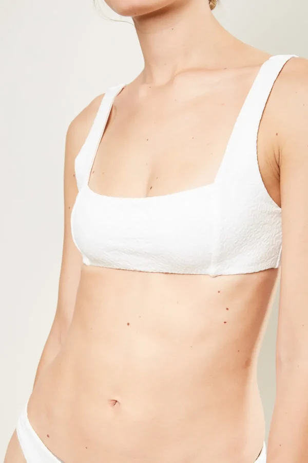 Mara Hoffman Meli repreve poly bikini top.