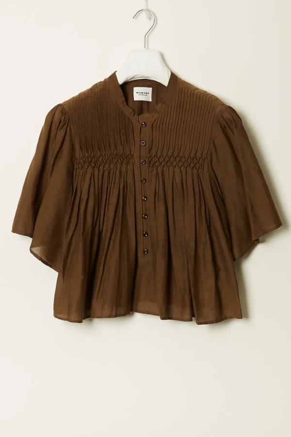 Marant Etoile Destiny cotton voile top