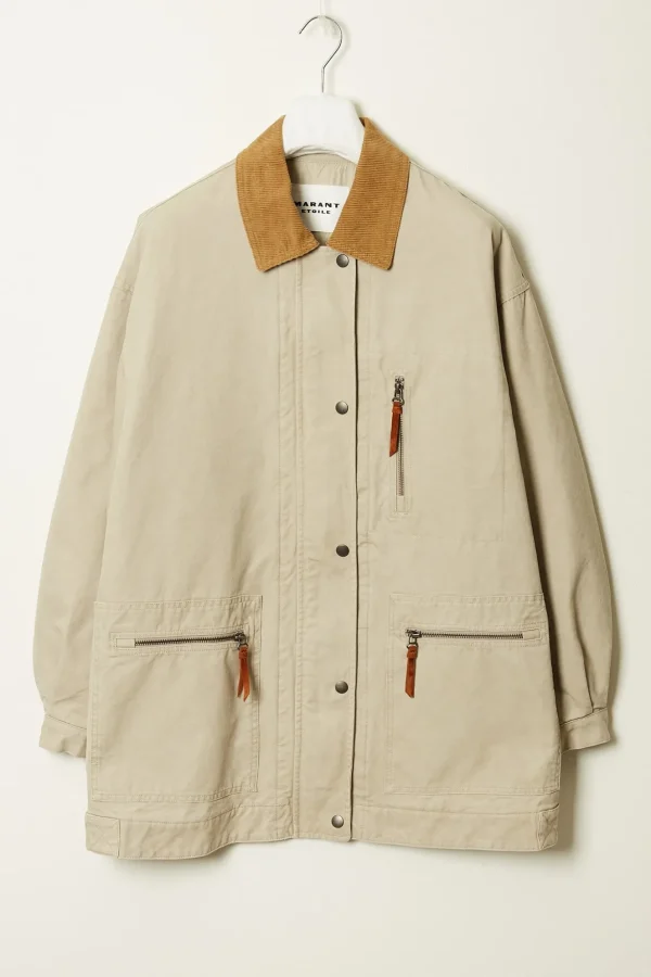 Marant Etoile Kimelia coated coat