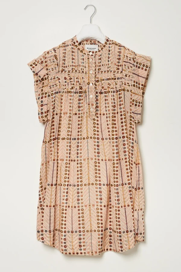 Marant Etoile Leazali printed cotton dress