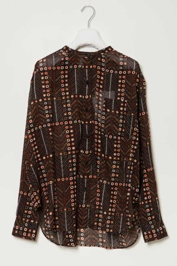 Marant Etoile Mexika printed cotton shirt