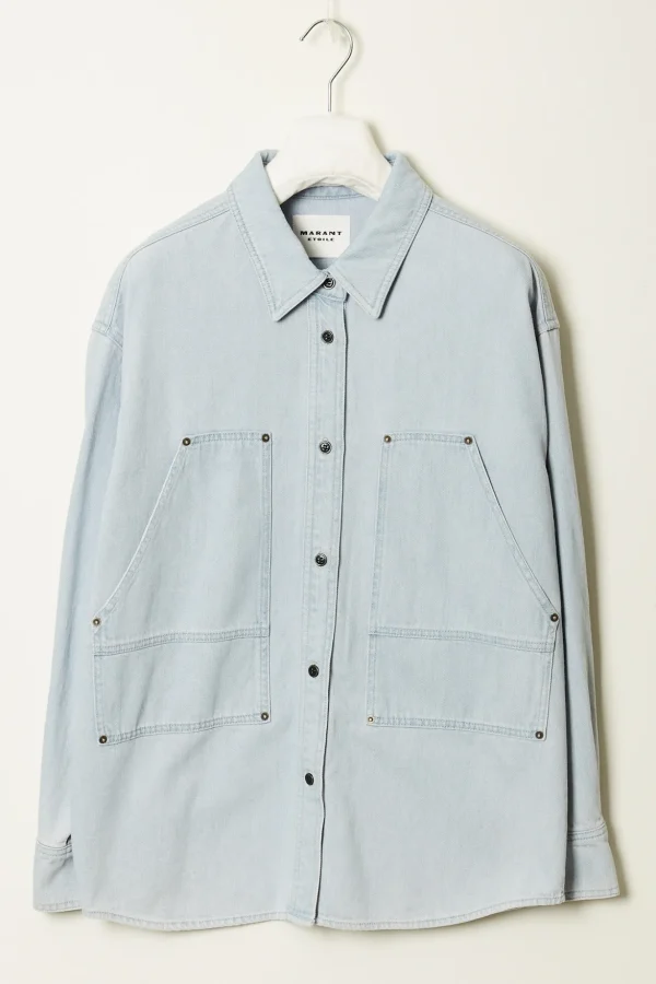 Marant Etoile Okely light denim shirt