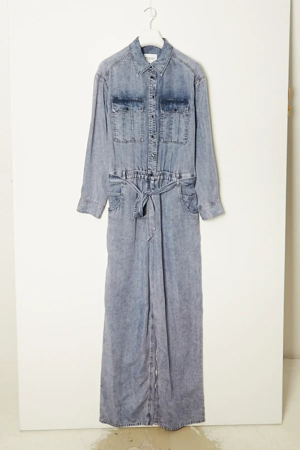 Marant Etoile Paige chambray all in one
