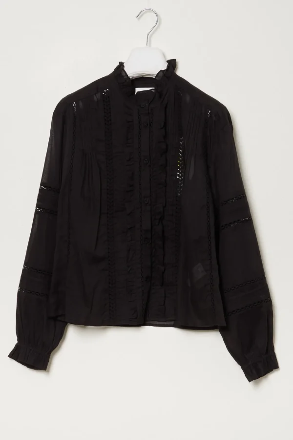 Marant Etoile Valda cotton voile top