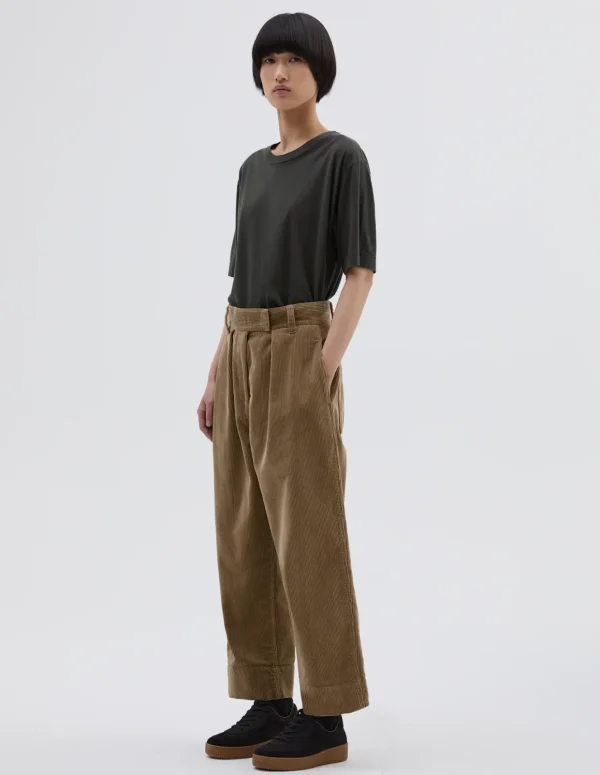 Margaret Howell MHL pleated crop trousers