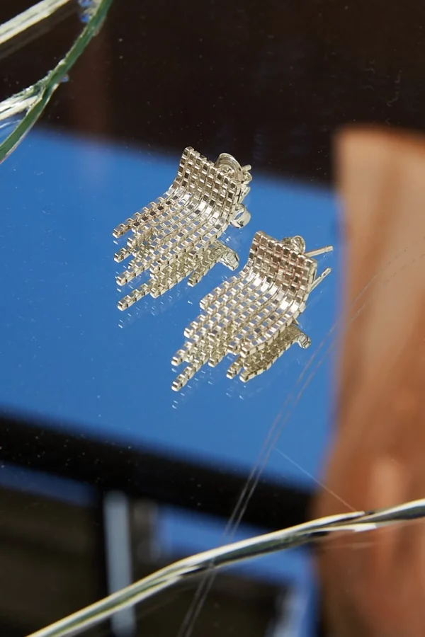 Martine Viergever Disco big earrings