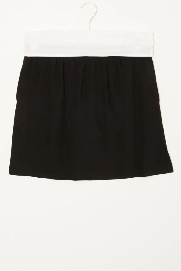 Monique van Heist Pencil mini silk skirt