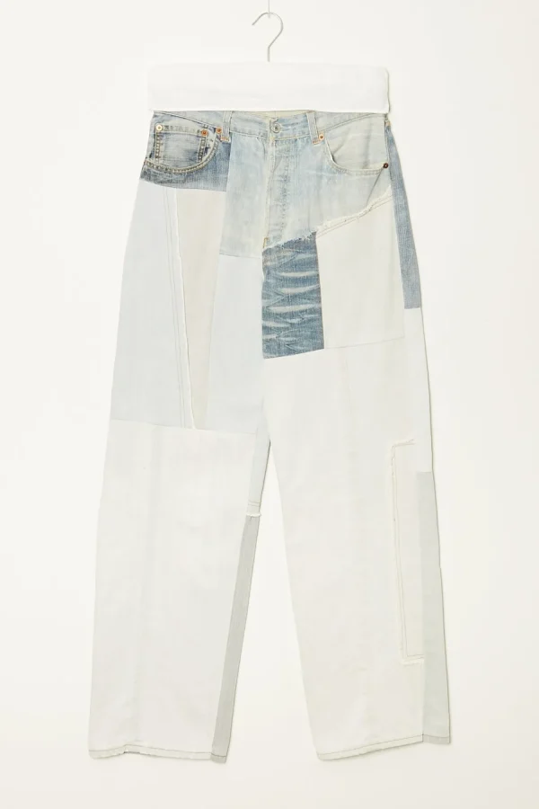 1/OFF Baggy patchwork jeans